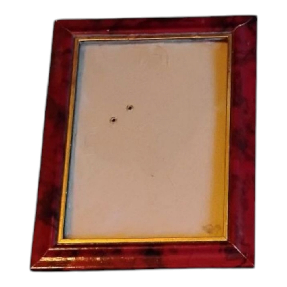 Wooden Photo Frame, 5" x 7", Brown, Easel Back, Pre-owned
